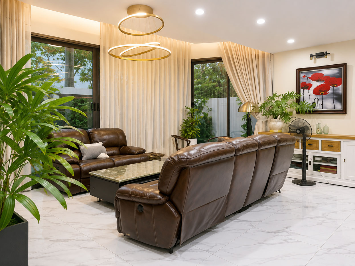Không gian nội thất biệt thự cao cấp Nam Thông 1 Phú Mỹ Hưng